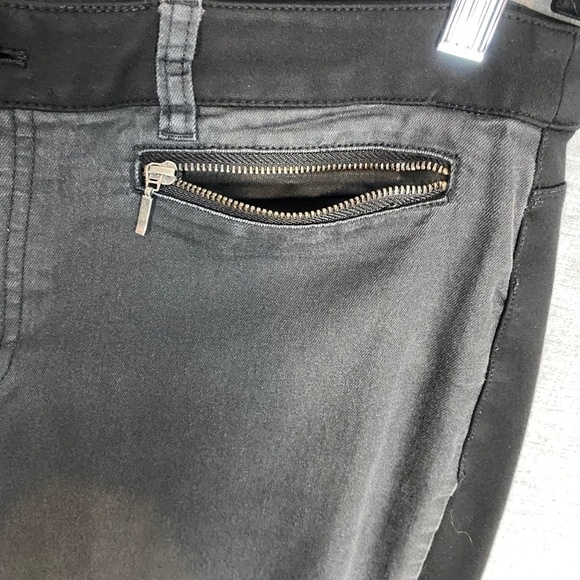 Reitmans Jeans Mixed Fabrics Pants Sz 13 Stretchy Back Denim Front - Picture 9 of 10